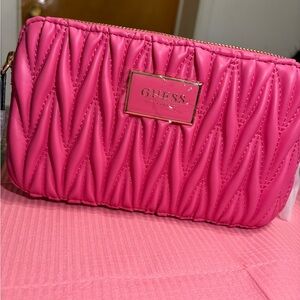 GUESS Pink Quilted Women's Bag